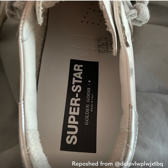Golden Goose Superstar White/Silver size 39 - Picture 8 of 13
